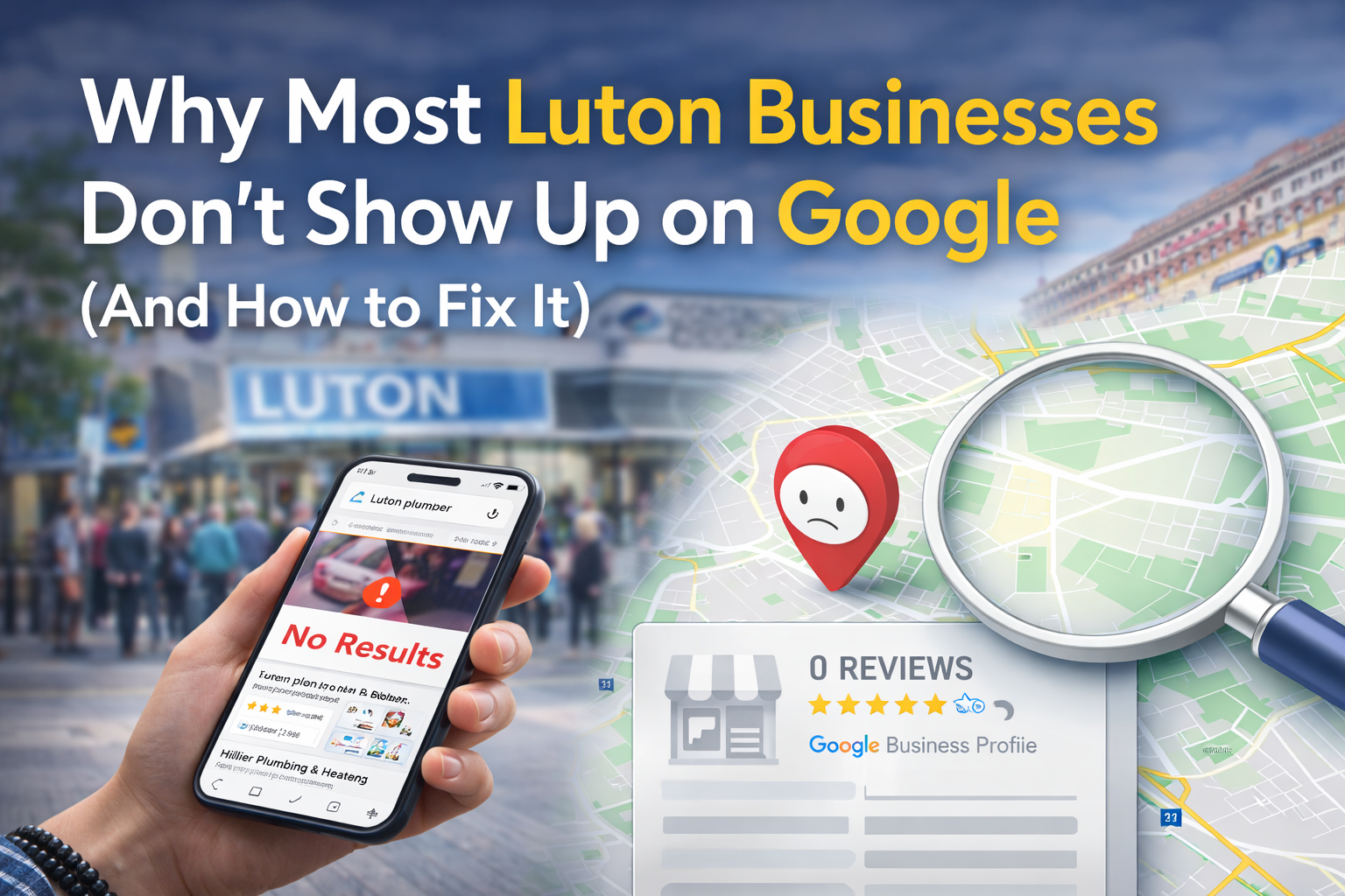 Why Most Luton Businesses Don’t Show Up on Google (And How to Fix It)