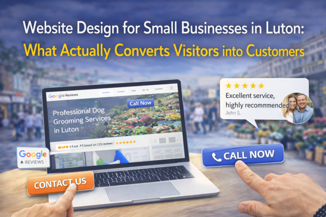 Website Design for Small Businesses in Luton: What Actually Converts Visitors into Customers