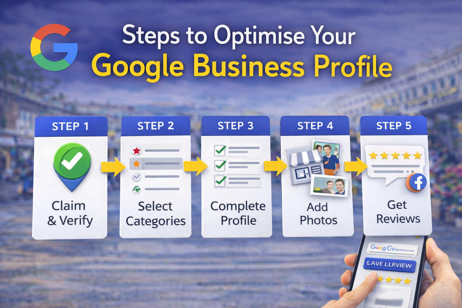 Steps to optimise your google business profile