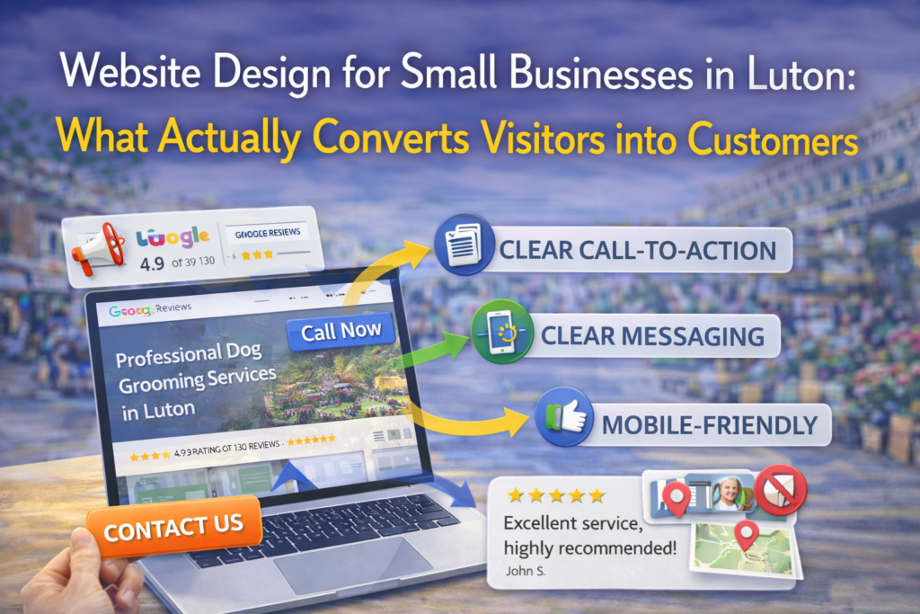 image showcasing the correct things that a website need