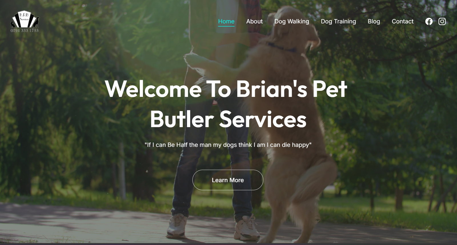Butler Brian Website